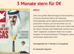 Gratis: Drei Monate “Stern” zum Nulltarif frei Haus