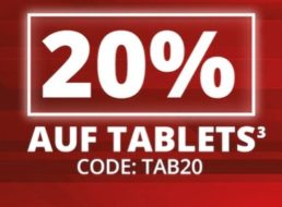 Medionshop: 20 Prozent Rabatt auf Tablets und Zubehör