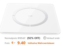 Tomtop: Smarte Waage “Honor Scale 2” für 13,99 Euro frei Haus