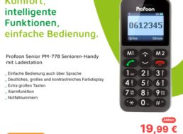 Völkner: Seniorenhandy “Profoon Senior PM-778” für 19,99 Euro frei Haus