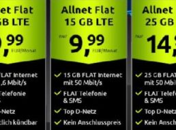 Vodafone-Netz: Monatlich kündbare LTE-Flat mit 7 GByte für 9,99 Euro