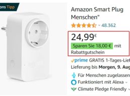 Amazon: Smart Plug mit Gutschein für 6,99 Euro