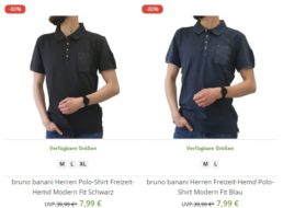 Bruno Banani: Poloshirts für 7,99 Euro via Outlet46