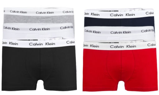 Calvin Klein: Boxershorts im Dreierpack für 24,50 Euro