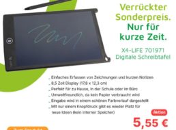 Völkner: Grafiktablett  X4-LIFE 701971 für 8,54 Euro frei Haus