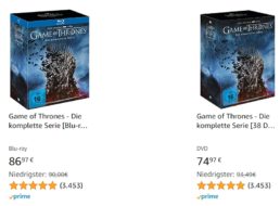 Game of Thrones: Komplettbox auf DVD für 86,97 Euro