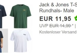 Jack & Jones: T-Shirts für 11,95 Euro frei Haus via Ebay