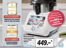 499 Euro Cuisine 1200 für A1 statt Monsieur 449 – Lidl: SKMS