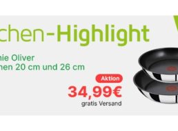 Völkner: Doppelset Tefal-Pfannen zum Bestpreis von 34,99 Euro frei Haus