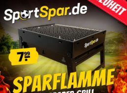 Sparflamme: Grill bei Sportspar für 7,99 Euro