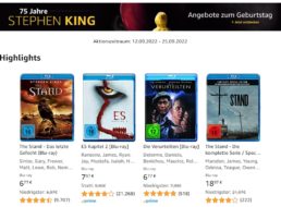 Amazon: Filme von “Stephen King” mit Rabatt