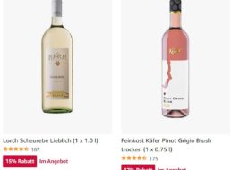 Amazon: Weine von “Feinkost Käfer” zum Preis von je 3,49 Euro