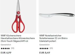 WMF: Sale bei Ebay mit Artikeln ab 6,99 Euro