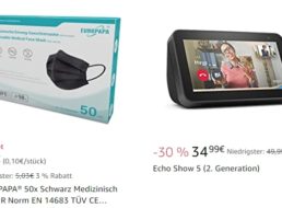 Amazon: 50er-Pack Europapa-Masken für 4,90 Euro