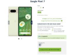 Google Pixel 7: 38 GByte LTE im Telekom-Netz für 46,99 Euro