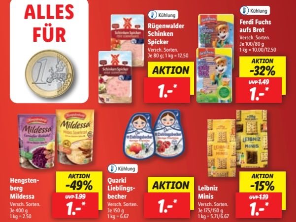 Aktion 1 Euro Lden