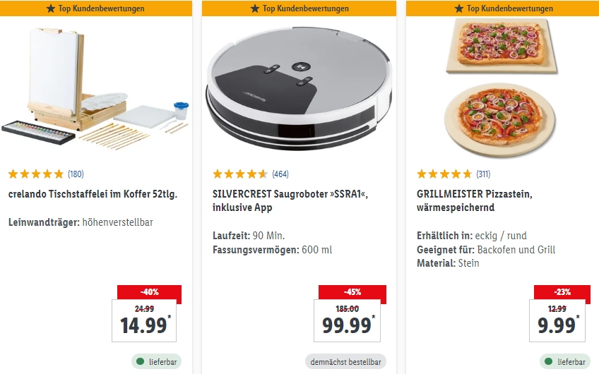 Lidl: “Power-Days” mit Samstag bis Prozent bis zu Rabatt 70 –