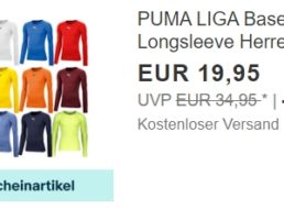 Puma: Longsleeve für 19,96 Euro frei Haus