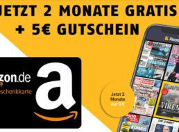 Gratis: Amazon-Gutschein über 5 Euro zur kostenlosen Readly-Flat