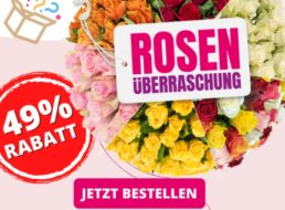 Blumeideal: Rosenüberraschung für 17,99 Euro plus Versand
