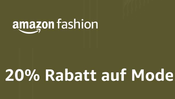 Amazon: 20 Prozent Mode-Rabatt bis Mitternacht für ausgewählte Kunden
