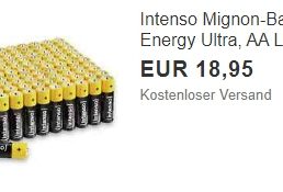 Ebay: 100er-Pack AA-Batterien für 18,95 Euro