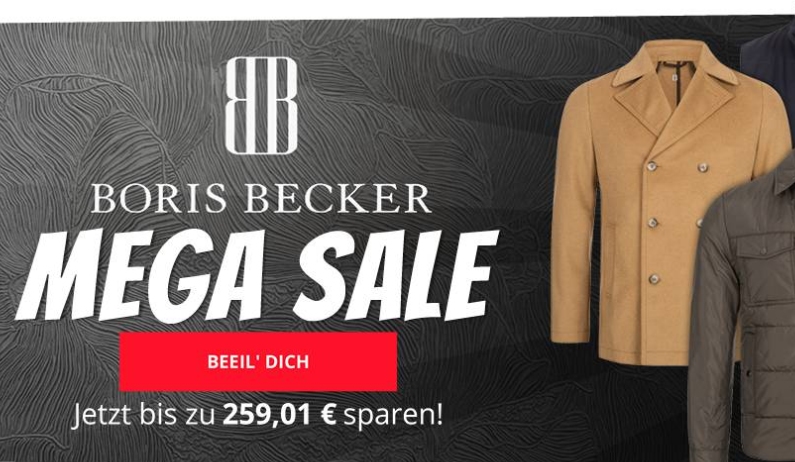 Sportspar: "Boris Becker"-Sale mit Schnäppchen ab 7,99 Euro