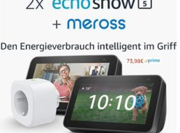 Amazon: Doppelpack “Echo Show 5” mit smarter Steckdose für 73,98 Euro
