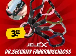 Sportspar: Fahrradschloss “Jelex Dr. Security” für 7,28 Euro mit Versand