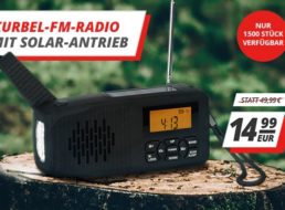 Druckerzubehoer: Kurbelradio mit Powerbankfunktion für 14,99 Euro