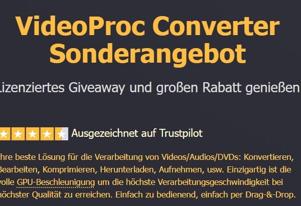 Exklusiv: "VideoProc Converter" komplett gratis