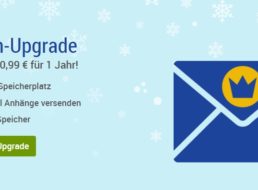 GMX: TopMail mit 12 GByte deutschem Cloudspeicher für 99 Cent / Jahr