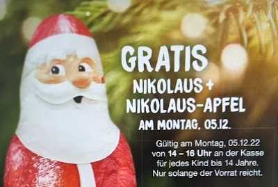 Netto: Gratis-Schokonikolaus und 1-Cent-Obst