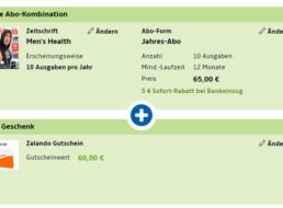 Mens Health: Jahresabo für 60 Euro inklusive Gutschein über 60 Euro