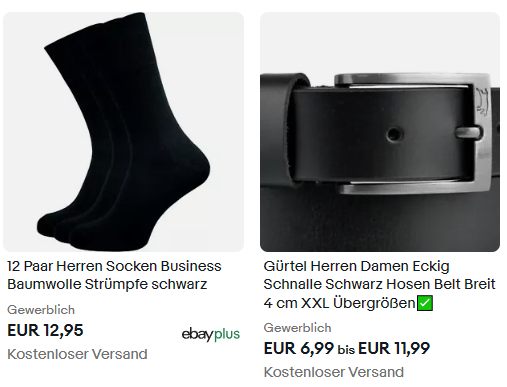 Ebay: 12 Paar Socken für 12,95 Euro frei Haus
