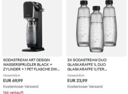 Ebay: Sodastream-Rabatt mit Komplettpaketen und Flaschen