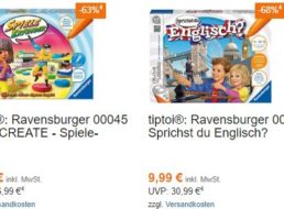 Terrashop: Tiptoi-Bücher und -Spiele mit 50-70 Prozent Rabatt