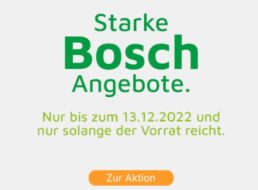 Völkner: Bosch-Aktionswoche mit über 150 Angeboten