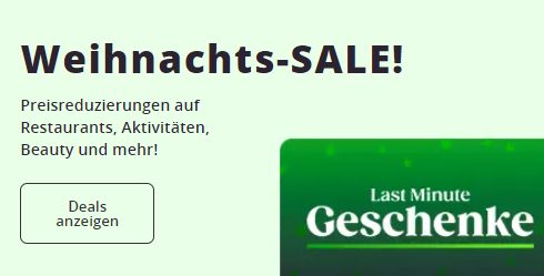 Last-Minute-Geschenke: Groupon & Ebay mit Gutscheinen