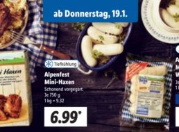 Lidl: “Alpenfest” mit zahlreichen Spezialitäten