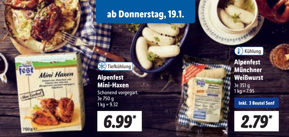 Lidl: "Alpenfest" mit zahlreichen Spezialitäten