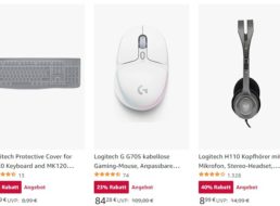 Amazon: Logitech-Sale mit Tastatur K350 zum Bestpreis