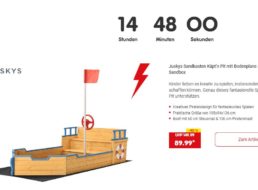 Netto Online: “Juskys Sandkasten Käpt’n Pit” für 92,94 Euro frei Haus