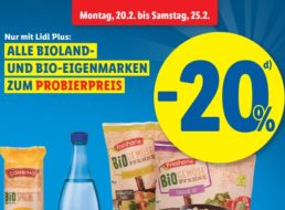 Lidl: 20 Prozent Rabatt auf alle Bioland-Artikel