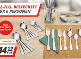 Druckerzubehoer: 42-teiliges Besteckset für 14,99 Euro