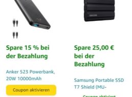 Amazon: “Coupon-Party” mit Technik zu Tiefpreisen