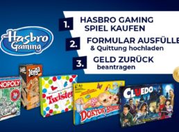 Hasbro: 50 Prozent “Gaming Cashback” auf zahlreiche Spiele