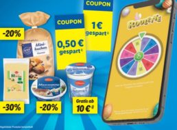 Lidl Plus: Rabattgutscheine via Roulette-Rad gewinnen