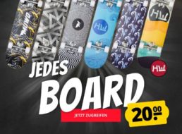 Sportspar: Skateboards für je 20 Euro