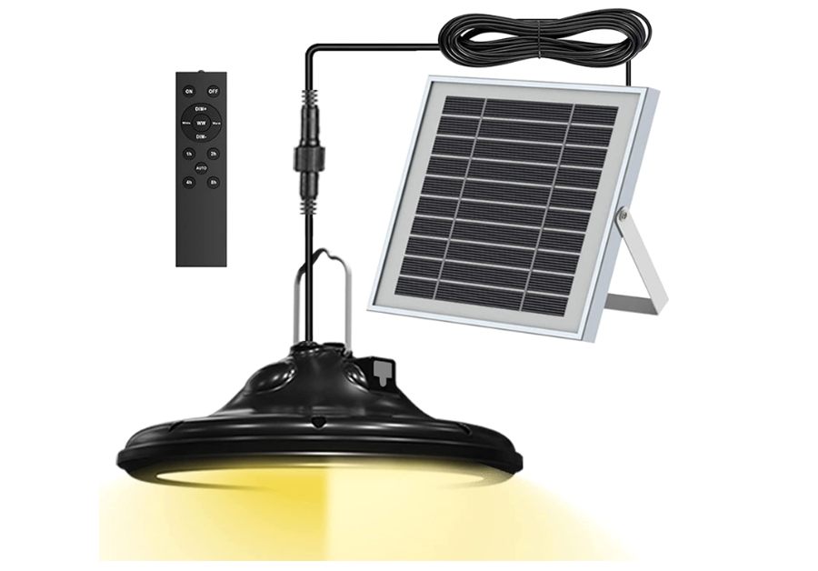 Amazon: Solar-Hängelampe mit IP66 für 27,99 Euro